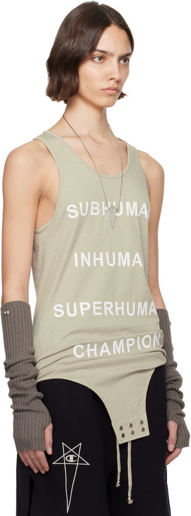 Tankkitoppi Rick Owens Rick Owens Champion Edition Basketball Tank Top Vihreä | CW01E1678 CHJG, 1