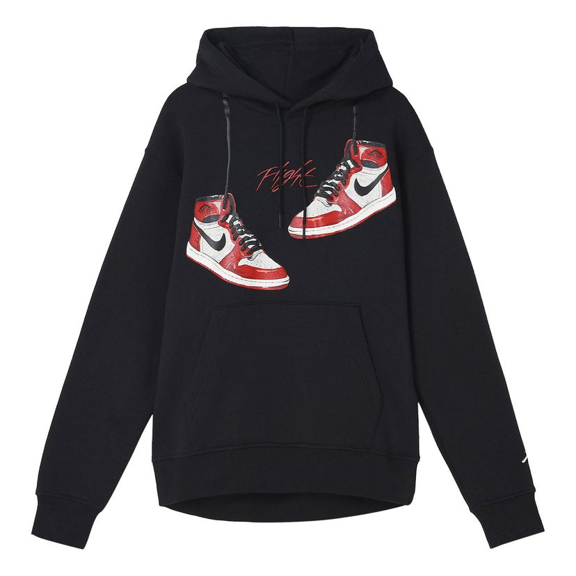 Huppari Jordan Jordan Flight Hoodie Musta | FD0569-010