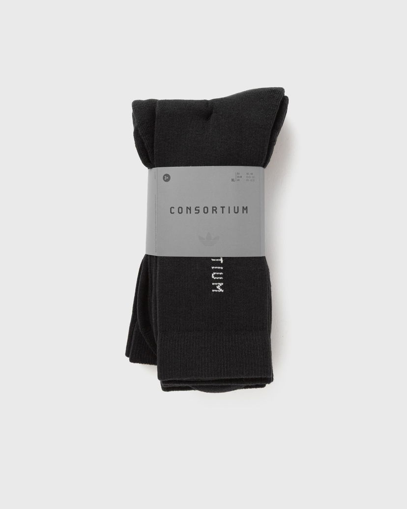 Sukat adidas Originals Consortium 3-Pack Socks Musta | JY8312