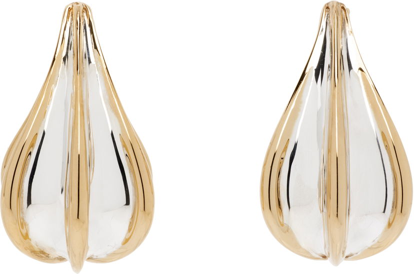 Korvakorut Bottega Veneta Bottega Veneta Mini Gold & Silver Drop Earrings Metallinen | 838154 V507D