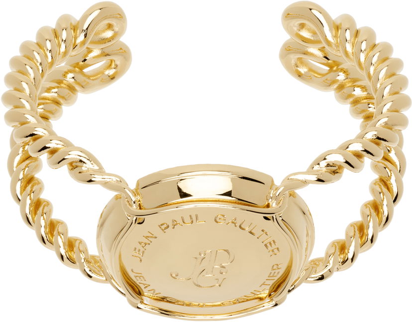 Rannerengas Jean Paul Gaultier Jean Paul Gaultier Gold-Tone Champagne Cork Cuff Bracelet Keltainen | 25/03-W-JW006-X053-92