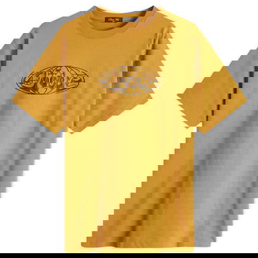 T-paita Dime Dime Globe T-Shirt, Size Large Ruskea | DIMESP2561COF, 0