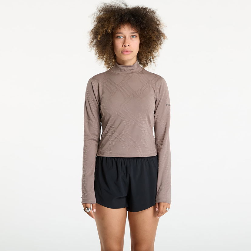 T-paita Columbia Granite Point™ LS Turtleneck Top with Embossed Pattern Beige | 2141891254