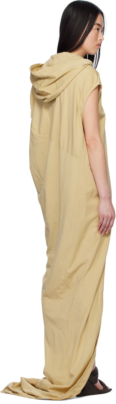 Mekko Rick Owens Rick Owens DRKSHDW Hollywood Edfu T-Shirt Maxi Dress Beige | DS01E3517 RN, 2