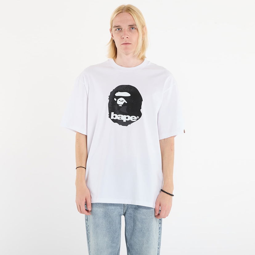 T-paita BAPE Ape Head Relaxed Fit Tee S Valkoinen | 001TEL801307MWHT