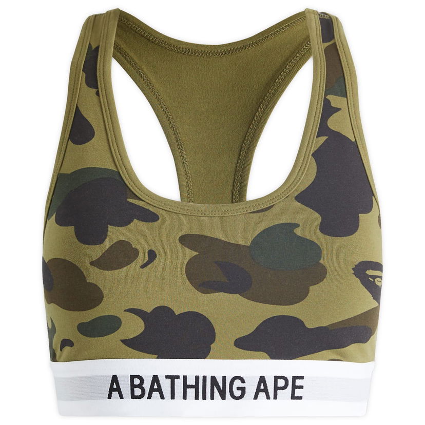 Rintaliivit BAPE A Bathing Ape 1st Camo Sport Bra Vihreä | 001UWK302001L-GRN