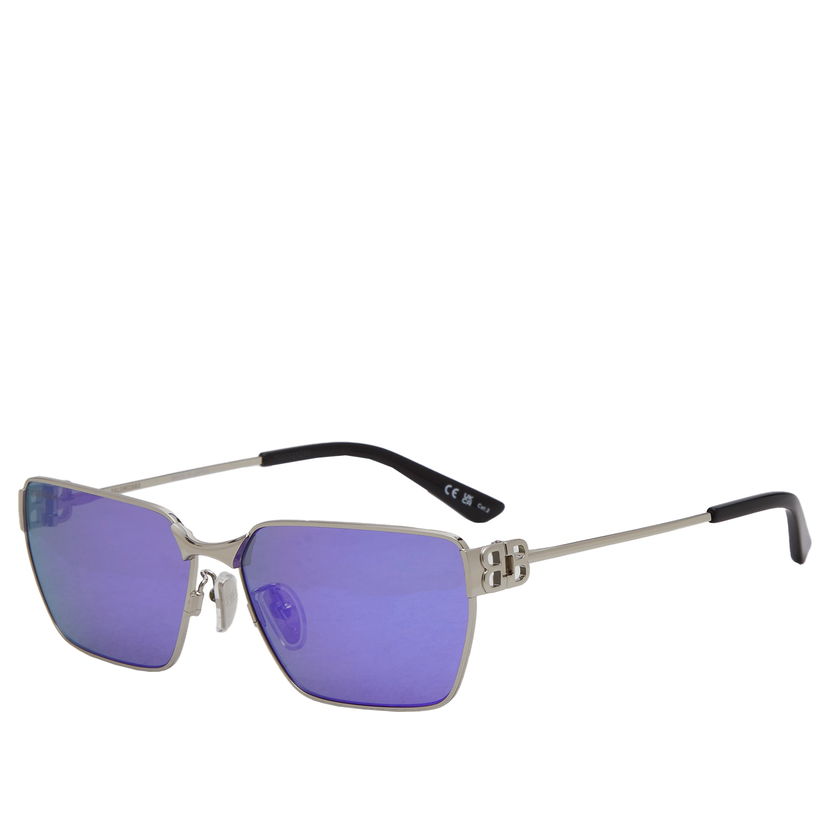 Aurinkolasit Balenciaga BB0374SK Sunglasses Shiny Violetti | BB0374SK-003