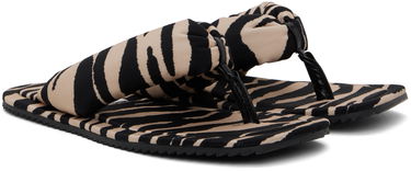Vaatteet The Attico Attico Indie Flip Flops Beige | 243WS797 PA14, 3