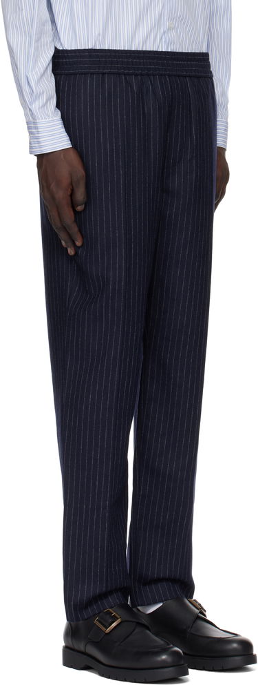 Housut A.P.C. A.P.C. Pieter Pinstripe Trousers Tummansininen | WOARO-H08394, 1