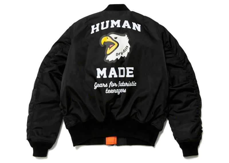 Bomber-takki Human Made Bomber Jacket Musta | HM24JK014