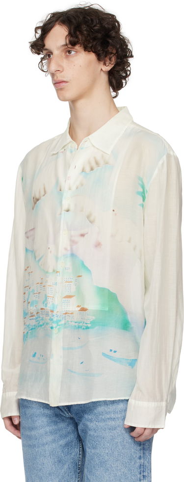 Paita OUR LEGACY Our Legacy Adorn Print Shirt Valkoinen | M2252AS, 3