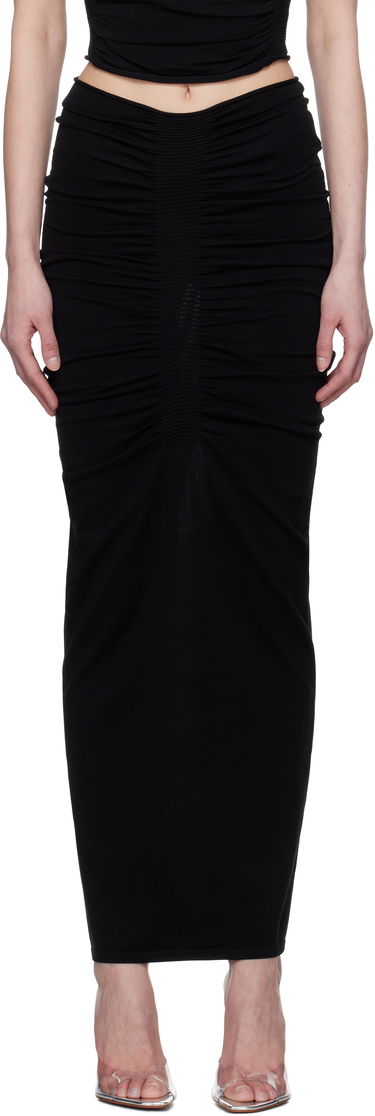 Hame Alexander Wang Alexander Wang Ruched Maxi Skirt Musta | 1KC1255095, 0