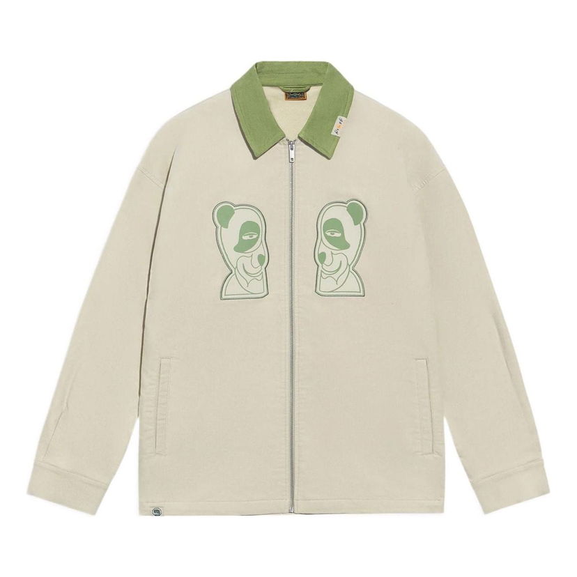 Takki Li-Ning BadFive Pattern Loose Jacket Beige | AFDRA33-2