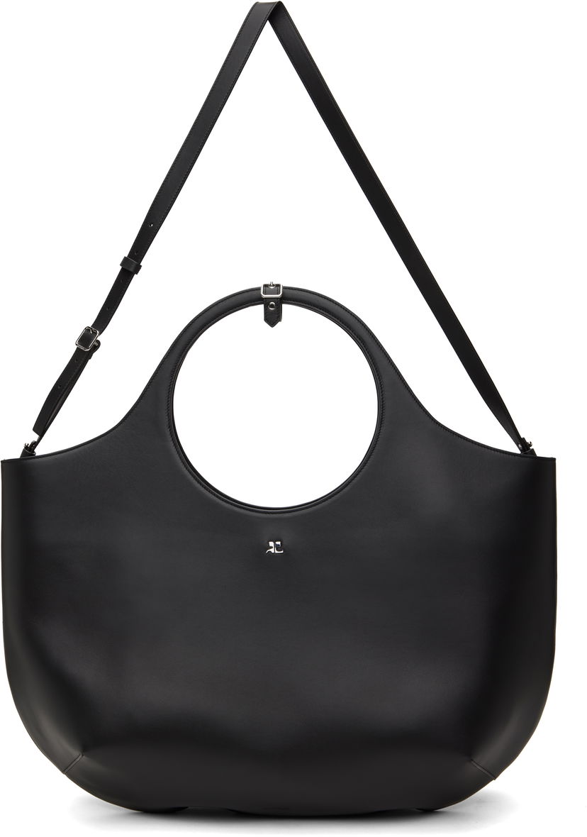 Käsilaukku Courrèges Courrèges Maxi Holy Leather Tote Bag Musta | 424GSA145CR0065