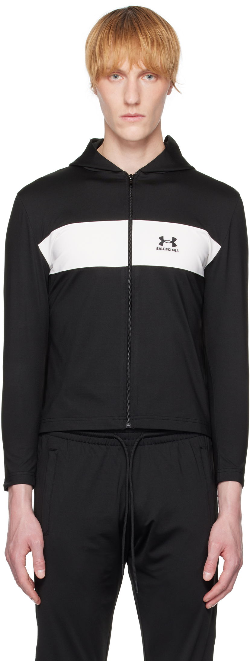 Verryttelypuku Balenciaga Under Armour Edition Sweatsuit Hoodie by Balenciaga Musta | 813821TRVX2