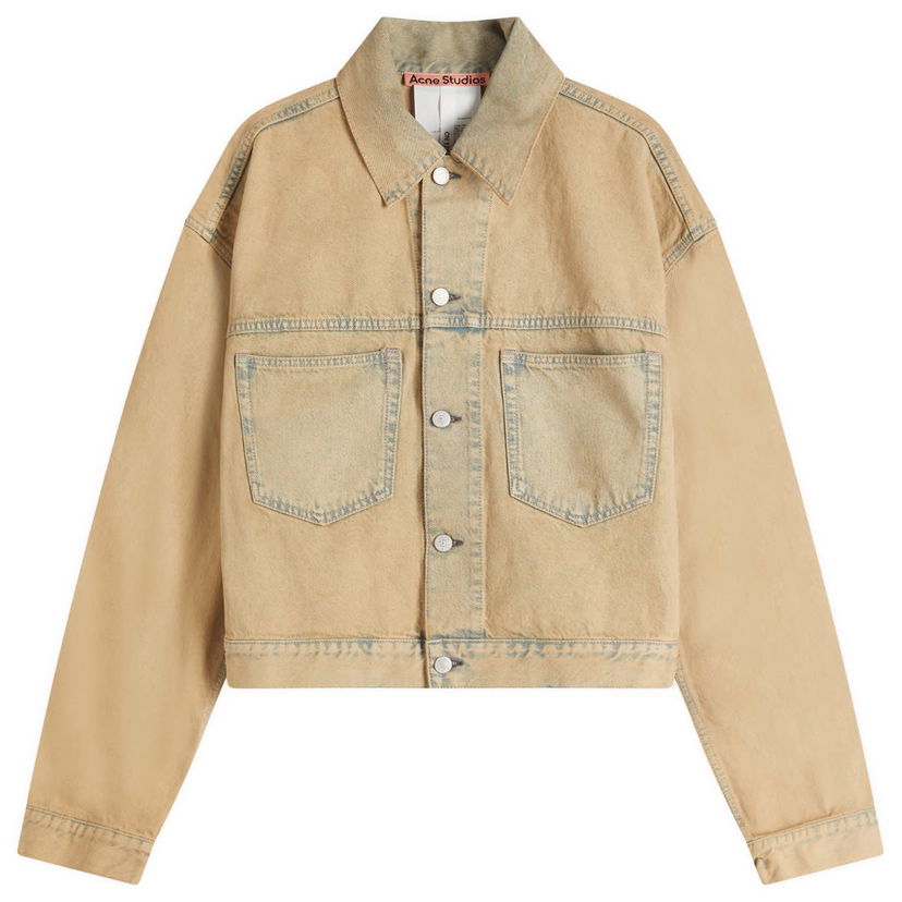 Takki Acne Studios Acne Studios Marko Denim Jacket, Size Large Beige | C90173-14L