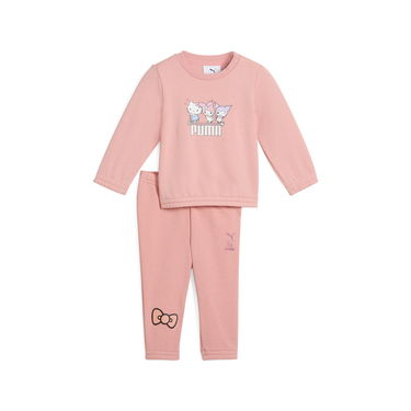 Verryttelypuku Puma PUMA x HELLO KITTY AND FRIENDS Minicats Infant Crewneck and Leggings Set Vaaleanpunainen | 630065_18, 0