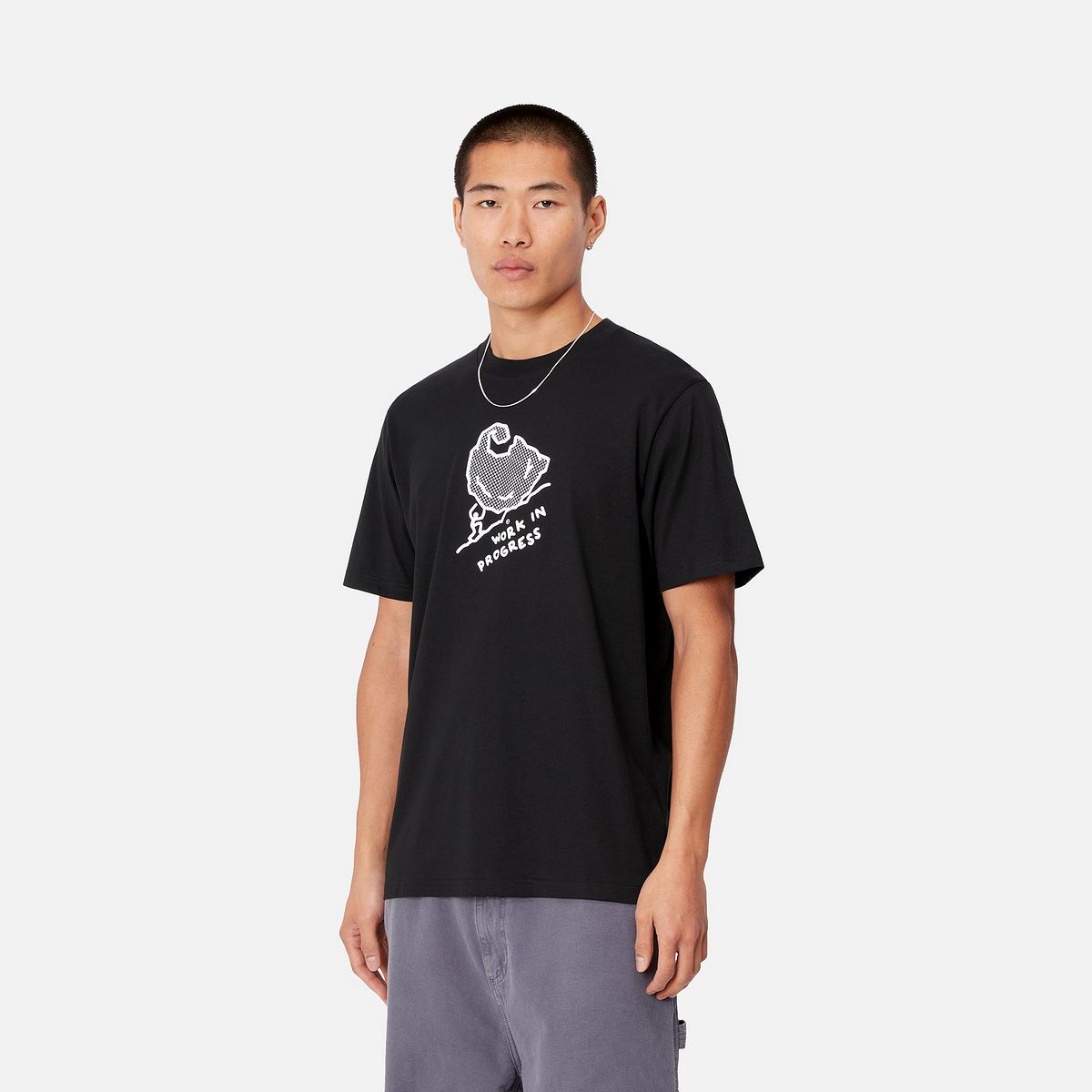 T-paita Carhartt WIP Move On Up Graphic Print T-Shirt Musta | I033988_9, 0