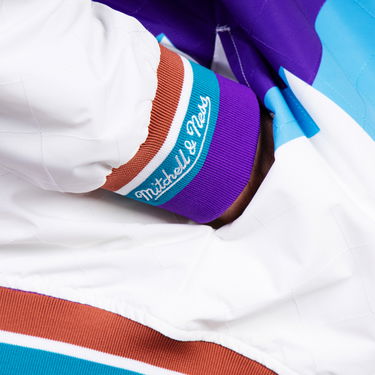 Bomber-takki Mitchell & Ness 75th Anniversary Warm Up Jacket Monivärinen | OJBF1201-UJAYYPPPPURP, 3