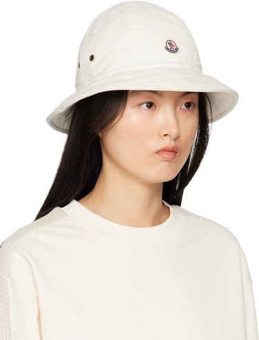 Hattu Moncler Moncler Quilted Bucket Hat Valkoinen | K10933B00033M6310, 1