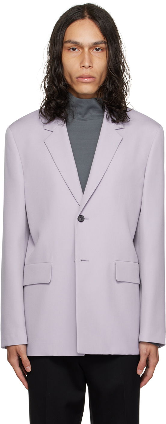 Takit Jil Sander Single-Breasted Blazer Violetti | J22BN0138_J40002, 0
