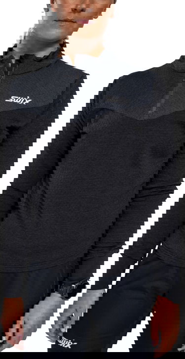 Huppari SWIX Dynamic Midlayer Half Zip Top Musta | 10084-23-10150, 0
