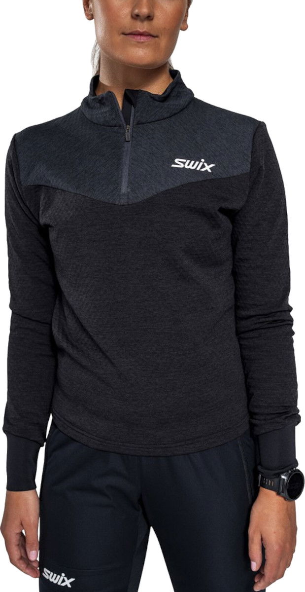 Huppari SWIX Dynamic Midlayer Half Zip Top Musta | 10084-23-10150