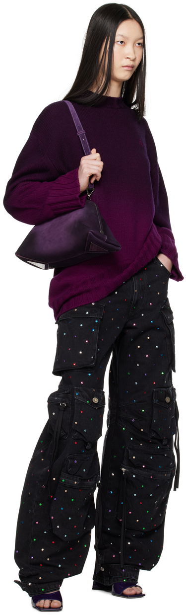 Villapaita The Attico Attico Gradient Wool Sweater Violetti | 248WCA360 KW046, 3