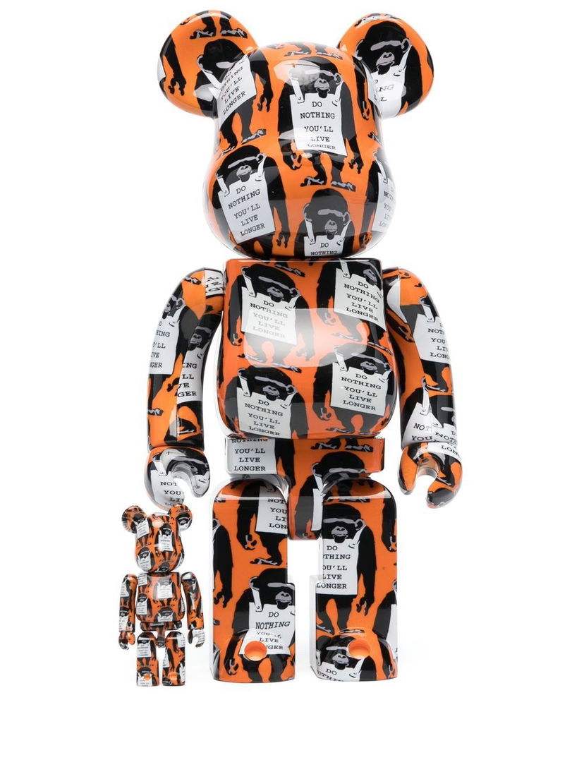 Keräilykelpoinen Medicom Toy Brandalism Bearbrick toy set - Orange Monivärinen | BXMDCBBMS40010018787253
