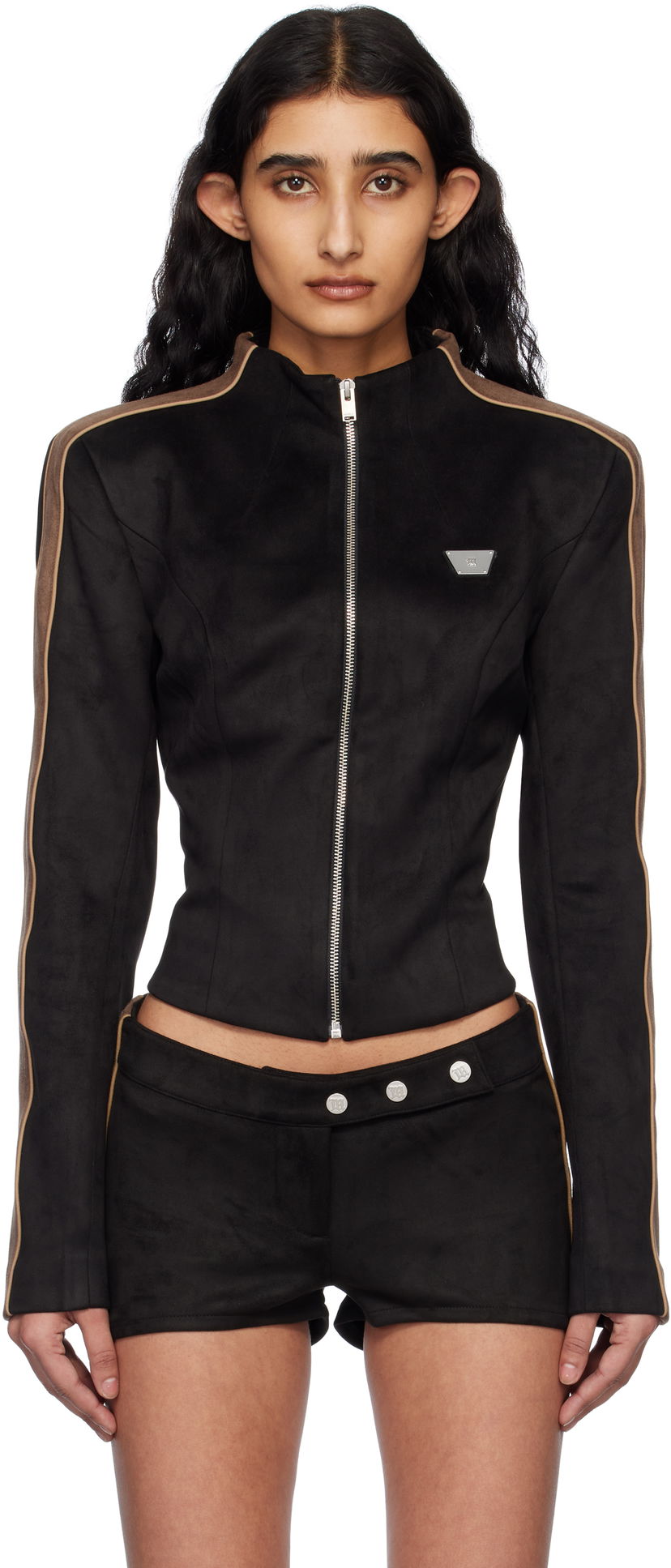 Takki MISBHV MISBHV Faux Suede Moto Jacket Musta | 250W403
