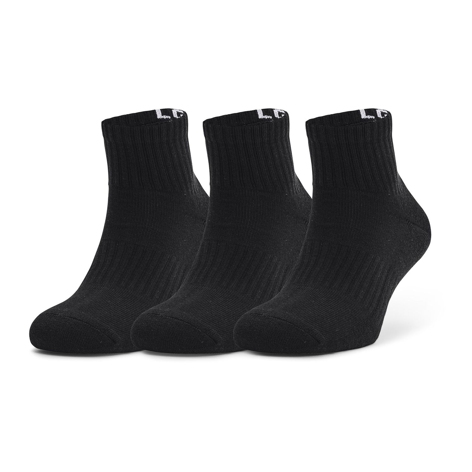 Alusvaatteet ja sukat Under Armour Core QTR 3-Pack Musta | 1358344-001, 0