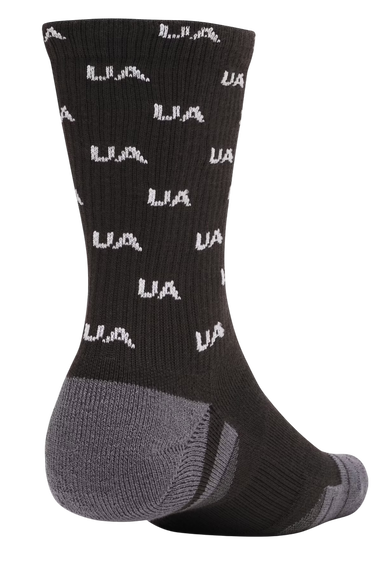 Sukat Under Armour Under Armour Performance Tech Crew Socks 3-Pack Musta | 1379515-004, 2