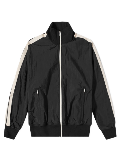 Bomber-takki Palm Angels Curved Logo Track Jacket Musta | PMBD030C99FAB0011001