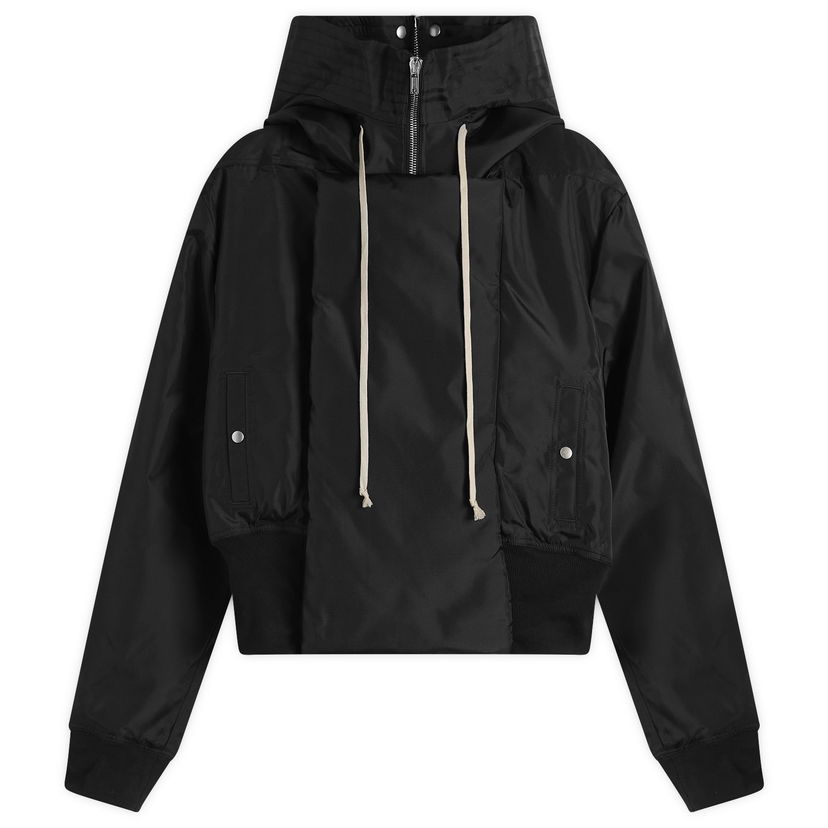 Parka Rick Owens Rick Owens DRKSHDW Cropped Alice Parka Jacket Musta | DU02E7781-NCV-09