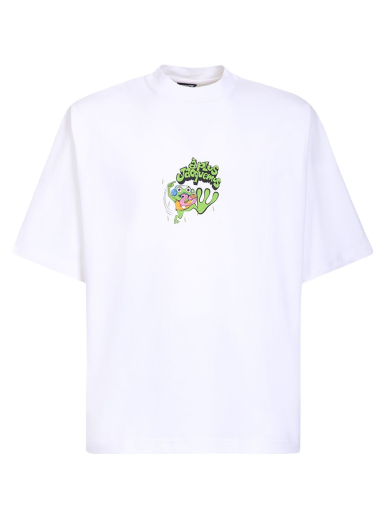 T-paita Jacquemus Le T-Shirt Grenouille Frog Valkoinen | 226JS068-2099-1CE