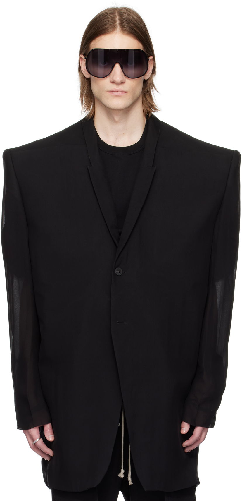 Takki Rick Owens Rick Owens Tatlin Blazer Musta | RR01E5752 S