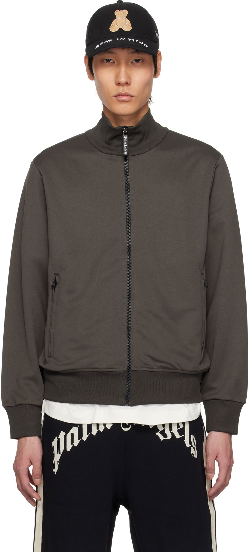 Huppari Palm Angels Palm Angels Track Jacket Harmaa | PMBD089S25FAB0011303