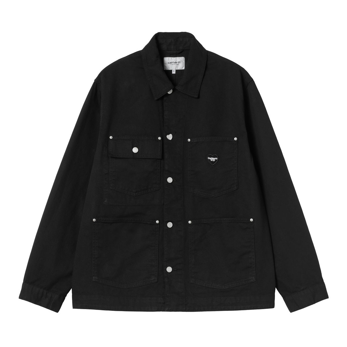 Takki Carhartt WIP Drewe Chore Coat Musta | I034823_24, 0