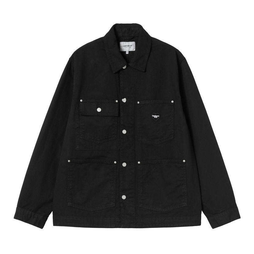 Takki Carhartt WIP Drewe Chore Coat Musta | I034823_24