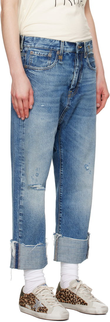 Jeans R13 R13 Tailored Drop Cropped Jeans Sininen | R13W6452-D283C, 1