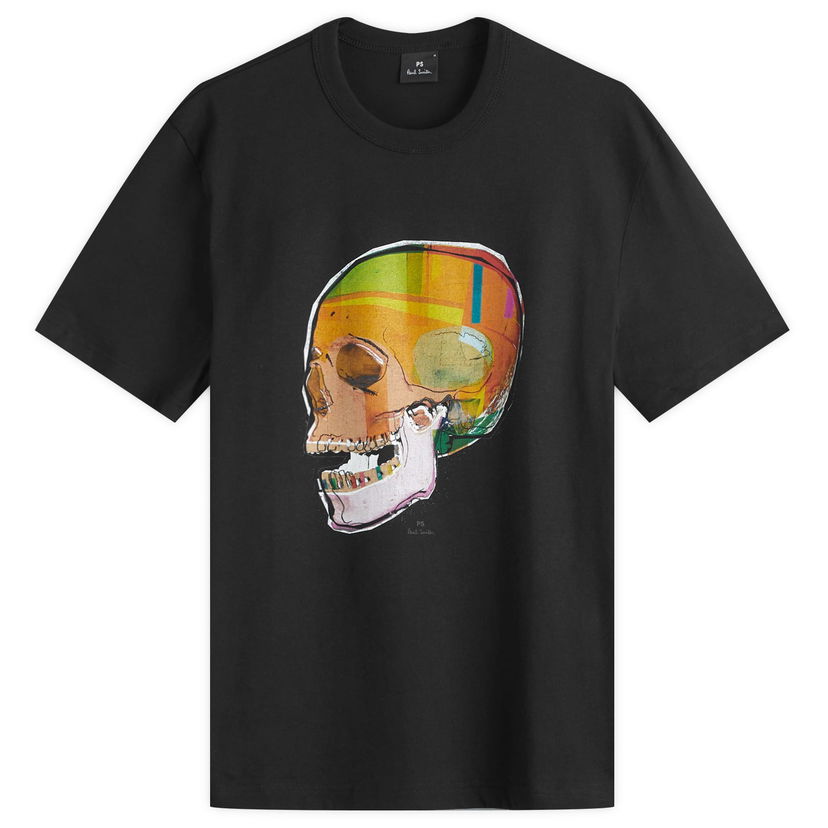 T-paita Paul Smith Paul Smith Angled Skull Graphic T-Shirt, Size Large Musta | M2R-220X-PP5119-79