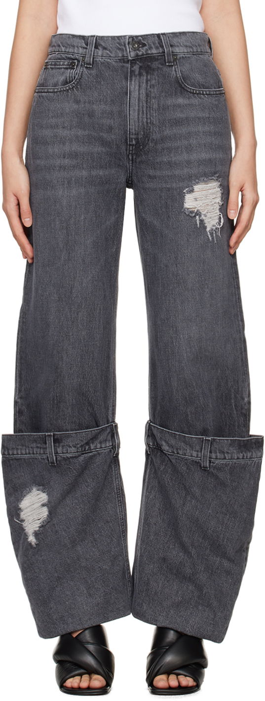 Jeans JW Anderson SSENSE Exclusive Gray Bucket Jeans Harmaa | DT0056-PG1195929