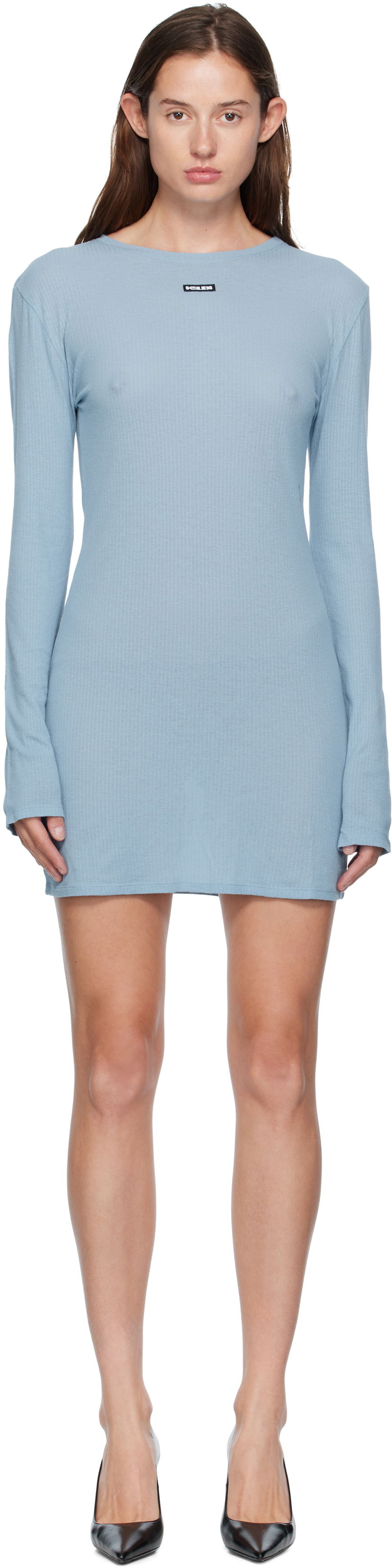 Mekko Ksubi Ksubi Crawford Long Sleeve Minidress Sininen | WFA25DR008