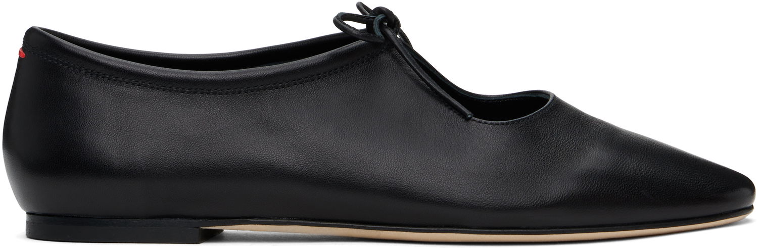 Kengänhoito Aeyde Aeyde Della Ballerina Flats Musta | A11-FL-MNLR08FL149-SS25-800-007, 0