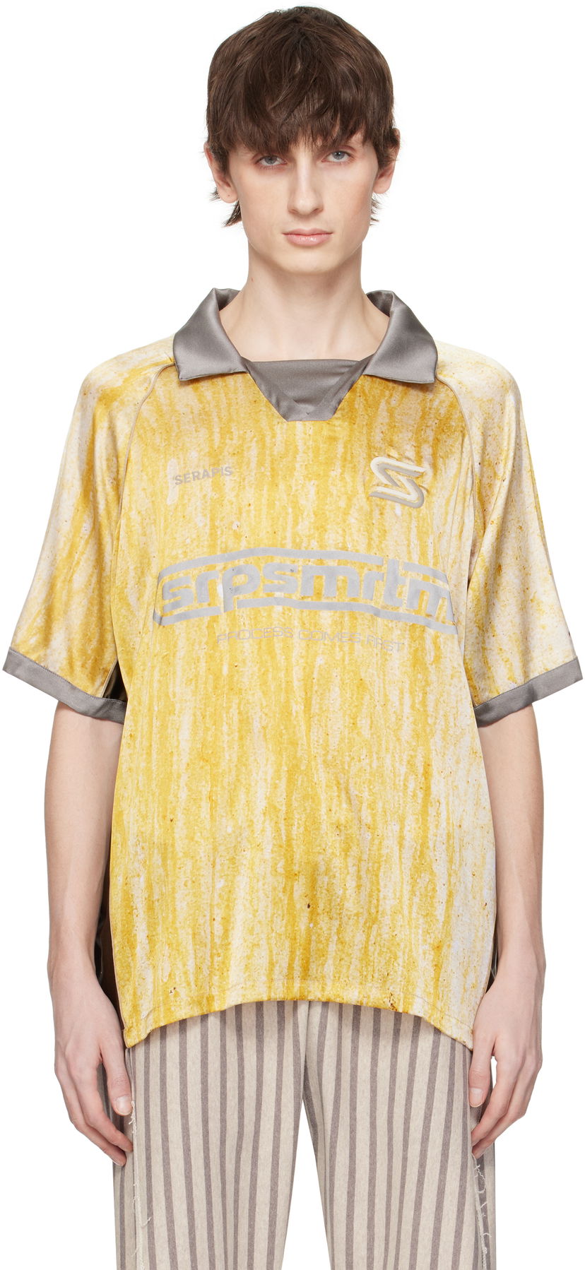 Jersey Serapis Serapis Drips Silk Football Polo Keltainen | SS25_FT_3S