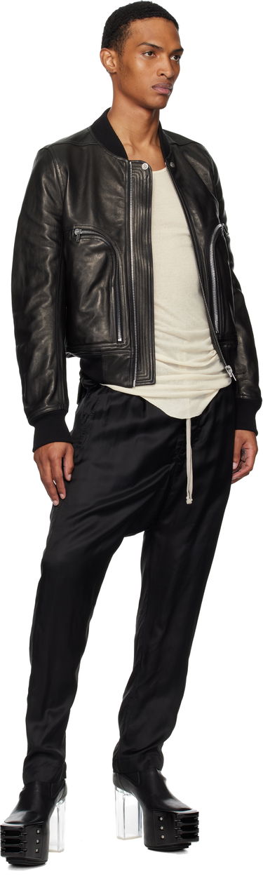 Housut Rick Owens Rick Owens Concordians Drawstring Trousers Musta | RU02E1380 K, 3