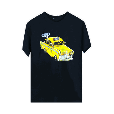 T-paita Cactus Jack by Travis Scott Astroworld MSG Taxi T-Shirt Musta | 1945 1SS190103AMTT BLAC, 0