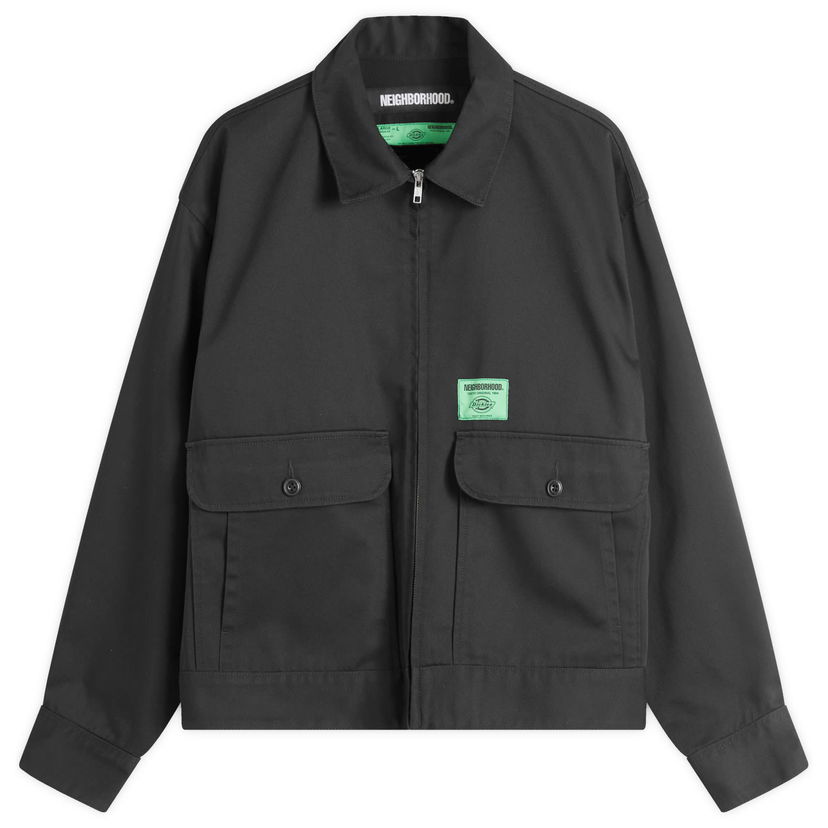 Takki Neighborhood Dickies Zip Work Jacket Musta | 242VFDKN-JKM01-BLK