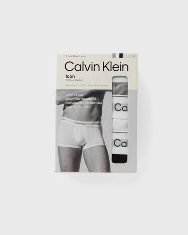 Nyrkkeilijät CALVIN KLEIN Calvin Klein Low Rise Trunk Underwear 3-Pack Harmaa | LV00NB4389MP1, 1