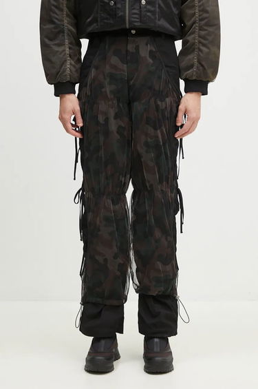 Housut Andersson Bell Camouflage Mesh Layered Tying Pants Musta | apa767w, 0